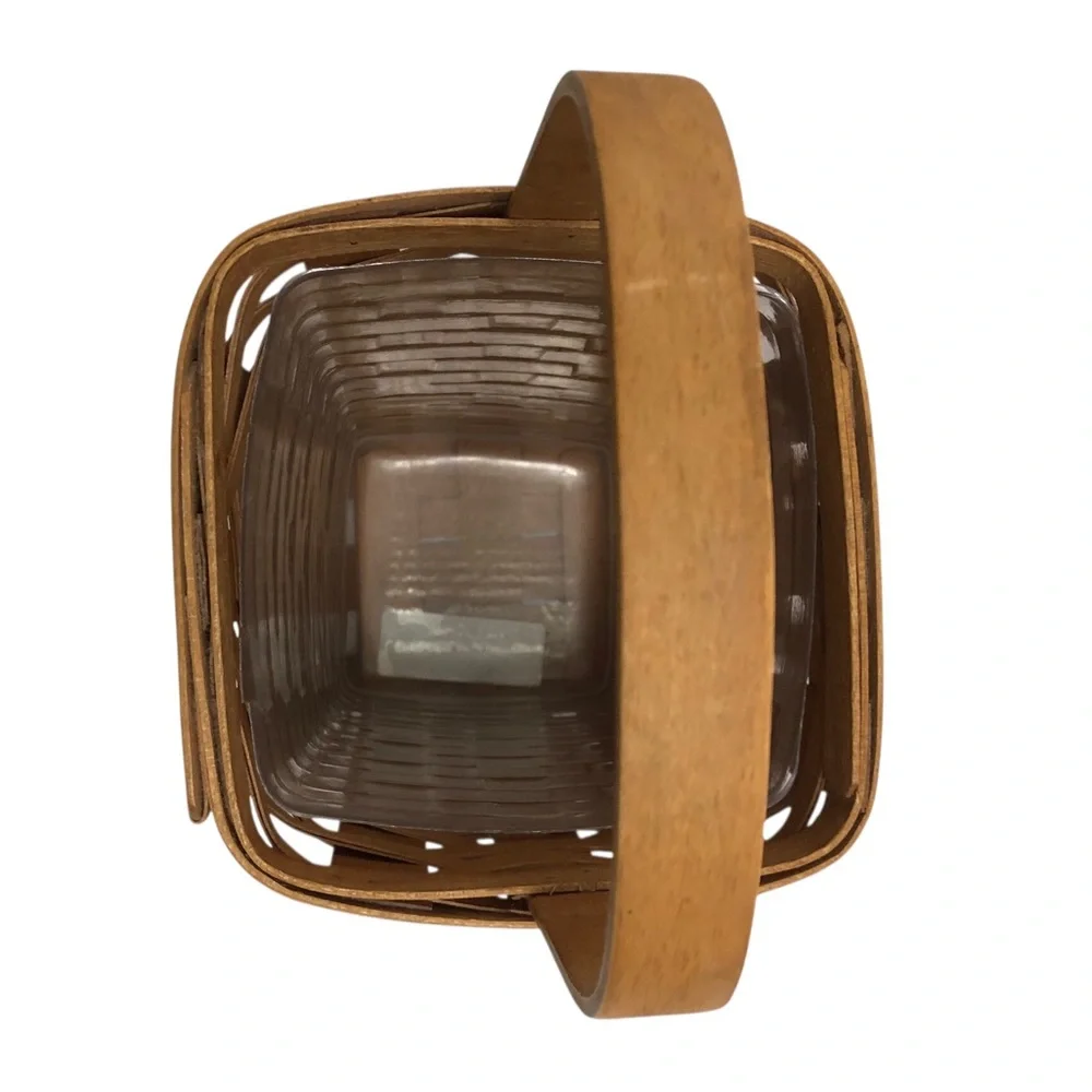 Longaberger | Tall Peg Basket with Handle & Liner